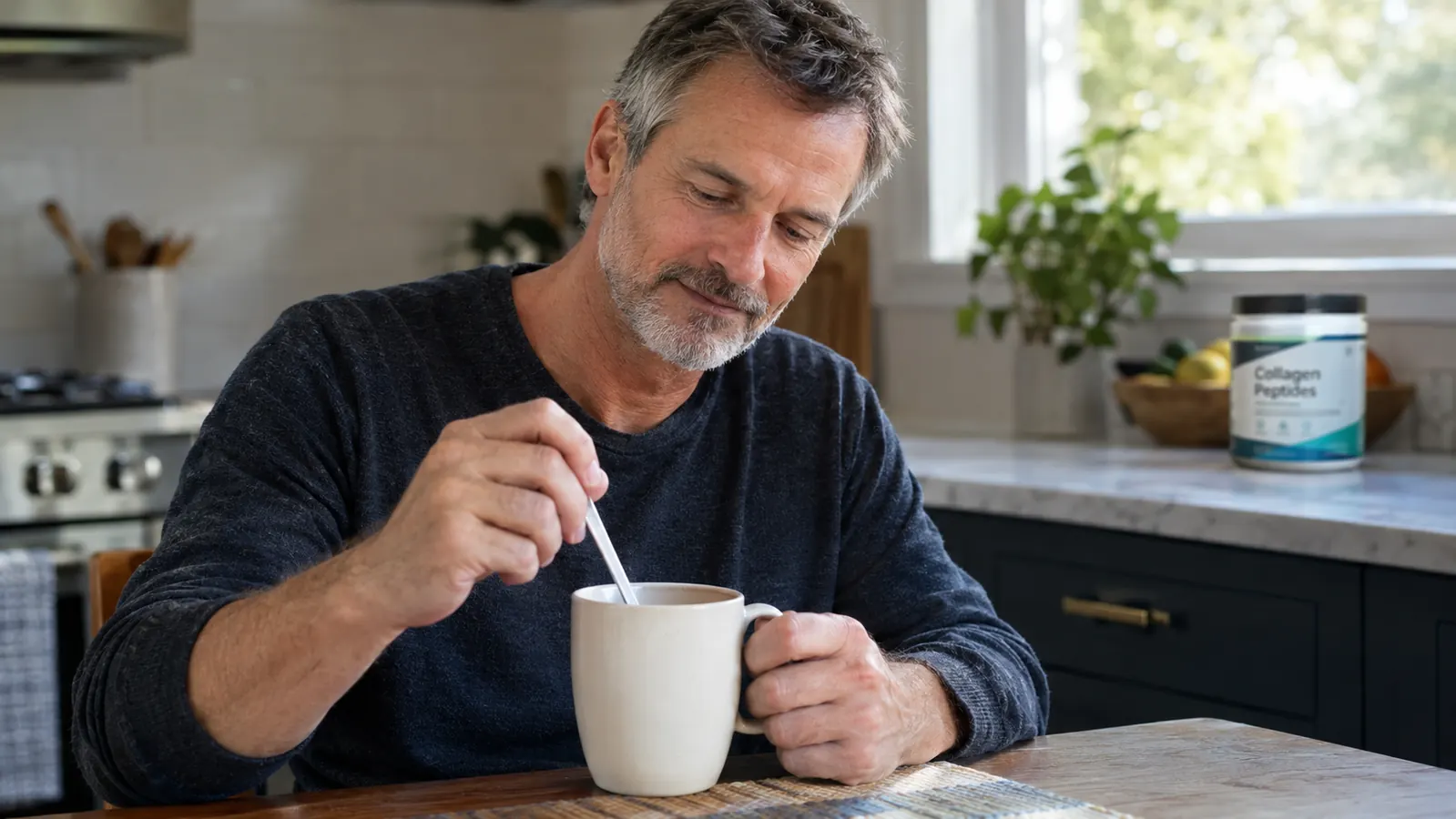 The Scoop a Retired Coach Added to His Morning Coffee